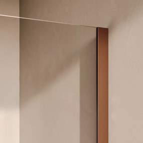 Brauer Oblivion inloopdouche helder glas 120cm koper geborsteld PVD