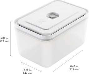 ZWILLING Fresh &amp; Save Vacuümdoos L, Kunststof, semitransparant-Grijs - Fresh &amp; Save - ZWILLING