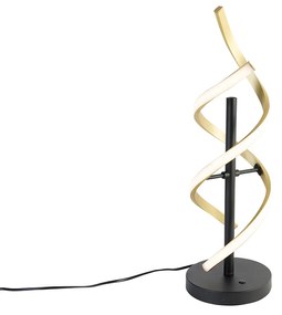 Tafellamp goud incl. LED 3-staps dimbaar in kelvin - Henk Design Binnenverlichting Lamp