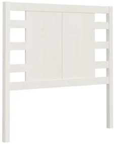 vidaXL Hoofdbord 106x4x100 cm massief grenenhout wit