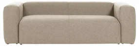 Kave Home Blok Moderne 2-zits Bank Van Uni Beige Stof
