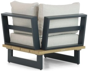 Hoek loungeset 5 personen Aluminium Grijs  Lifestyle Garden Furniture Azzurro