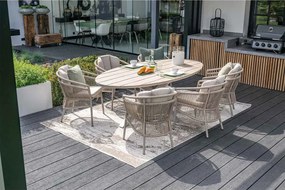 Garden Impressions Tulli tuintafel 220x115 cm - light teak look
