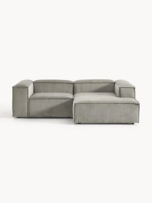 Modulaire hoekbank Lennon (3-zits) van corduroy