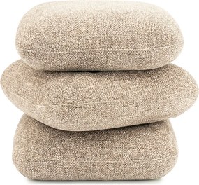By-Boo Pillowscape Gestapelde Poef Taupe