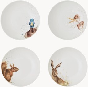 Fine Bone China pastaborden Royal Worcester, 4-delig