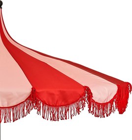 Edelman Kim stokparasol rood - Ø235 x 238 cm