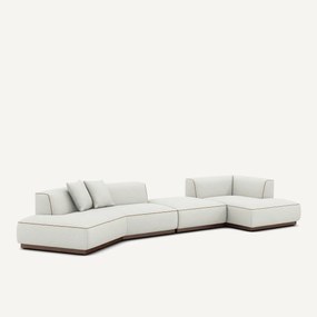 Open hoekbank rechts bank XL keperstof, JACOPO