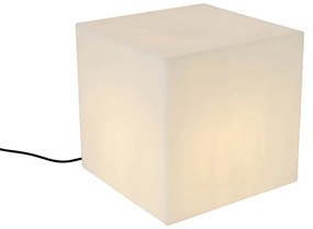 Smart buitenlamp wit 38 cm vierkant incl. LED A60 IP44 - Nura
