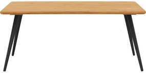 Goossens Eettafel Bjarte, Rechthoekig 200 x 90 cm