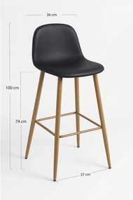 Teok Kunstlederen Kruk