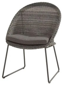 4 Seasons Outdoor Hampton Dining Chair Ecoloom Antraciet  Tuinstoel    antraciet weerbestendig