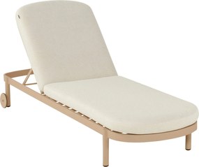 Hartman Palma Lounger Cappuccino Aluminium Taupe