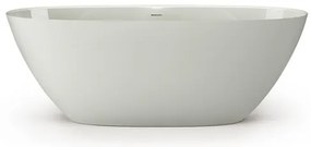Zeza Element Vrijstaand Bad - 175x76x60cm - solid surface - glans groen SW1208807
