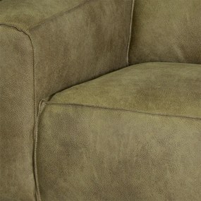 Hoekbank - Lambada - rechts - leer Hunter groen 400