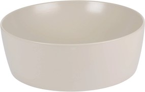 Ben Stilo ronde waskom Ø40x14cm keramiek mat beige