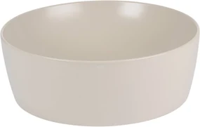 Ben Stilo ronde waskom Ø40x14cm keramiek mat beige
