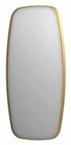 INK SP29 spiegel - 50x4x100cm contour in stalen kader - geborsteld mat goud 8409652