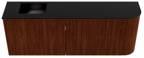 Mondiaz Joya 110cm toiletmeubel ronding rechts ruby met wastafel faye links zonder kraangat urban