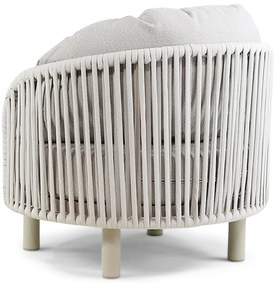 Tuinstoel Aluminium/rope Taupe-naturel-bruin Santika Nanda