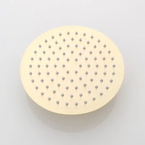 Saniclear Brass inbouw regendouche met 30cm hoofddouche, plafondarm en 2 standen handdouche geborsteld messing - mat goud