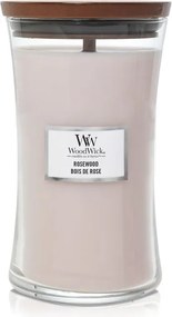 WoodWick geurkaars - Large Hourglass - Rosewood