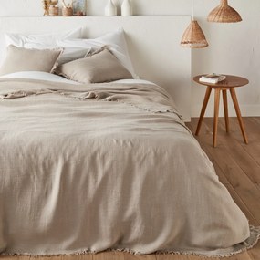 Beddensprei in gewassen linnen, Linange