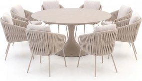 Diningset SUNS | 8 personen | Tuinset sintered stone | 9-delig | Kees Smit Tuinmeubelen
