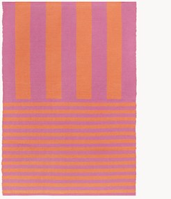 Outdoor platgeweven vloerkleed Deck Stripe