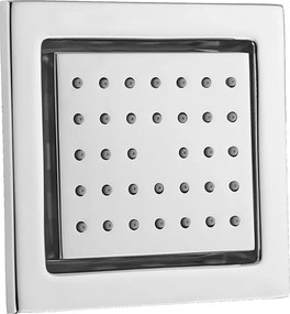 Saniclear Talpa inbouwregendouche 30cm met vierkante massagejets en wandarm chroom