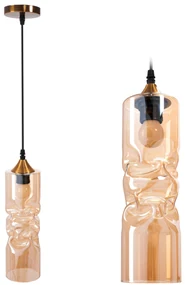 Hangende Glazen Plafondlamp APP901-1CP Goud