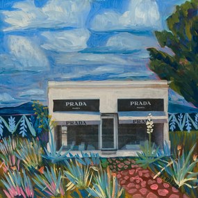 Ilustratie Prada's house, Eleanor Baker