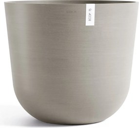 Ecopots bloempot Oslo 75 - Rond - Taupe -Ø75 x H65 cm