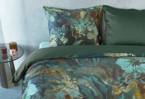 Kardol Floral Embrace Dekbedovertrek Blue Green – Bij Swiss Sense
