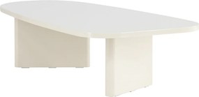 Organische Salontafel Beige - 65 X 130cm.
