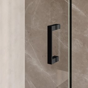 Brauer Void profielloze douchecabine 80x80cm zwart mat