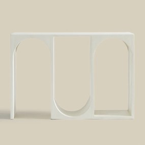 Beton Cire Sidetable Met Bogen - 110 X 35cm.