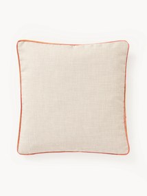 Kussenhoes Cressida met bicolor bies