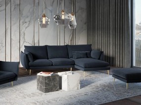 3.5-zitshoekbank Elio rechts velvet | Milo Casa