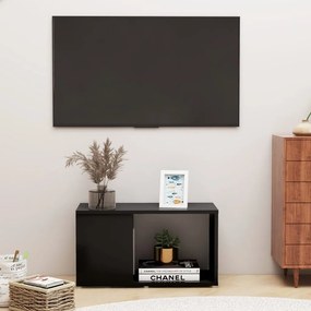 vidaXL Tv-meubel 60x24x32 cm spaanplaat zwart