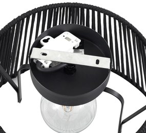 Japandi buiten plafondlamp met zwart touw IP54 - Jayla