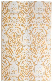 vidaXL Buitenkleed 190x290 cm PP oranje en wit