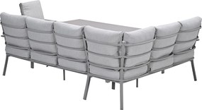 Garden Impressions Senja lounge dining set 4-delig rechts incl. stoel - valley sand