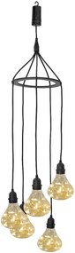 Luxform Batterij Tuin Hanglamp Bubbles 5-lichts