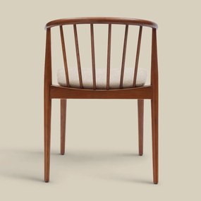Walnoot Spijlenstoel Scandinavisch Design