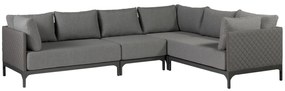 Exotan Domino - Hoek Loungeset - Stone Grey - Exotan