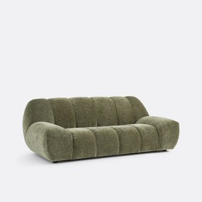 Vintage 3-zitsbank in ribfluweel, Nuria