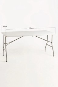 Resin tafel 153 x 70 cm