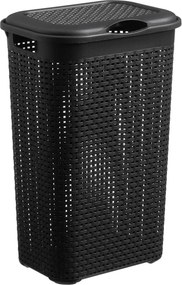 Wasbox Rattan Antraciet 50 Liter