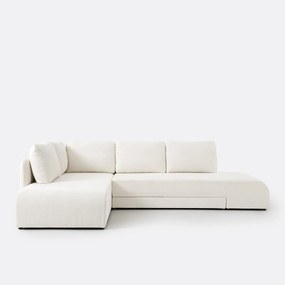 Omvormbare hoekbank in gekruist geweven chenille, Gina